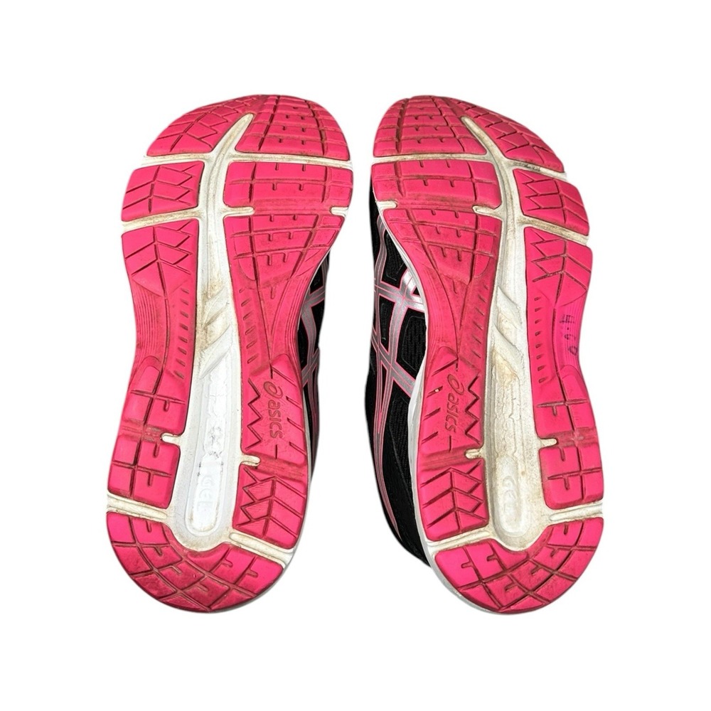 Asics Shoes Womens 6.5 Gel-Contend 6 Running Sneakers Black Mesh Logo 1012A570 - Picture 8 of 11